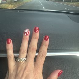 My Christmas nails! My Christmas nails!