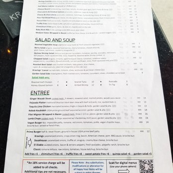 Kravings - Happy Hour Food Menu - Steakhouses Near Me - Tarzana, California