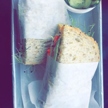 Joan's on Third - Sandwich with sprouts, hummus & veggies - Breakfast & Brunch Near Me - Los Angeles, California Joan's on Third - Sandwich with sprouts, hummus & veggies - Breakfast & Brunch Near Me - Los Angeles, California