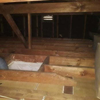 Attic Pablo Insulation Services - After cleaning and removing old insulation. Did such a good job cleaning out all the gross debris. - Insulation Installation Near Me - Hayward, California