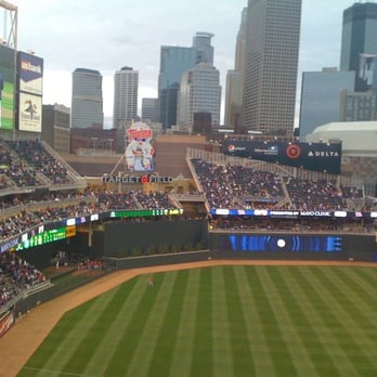 Target Field - From Field Terrace -- Row 225. - Stadiums & Arenas Near Me - Minneapolis, Minnesota Target Field - From Field Terrace -- Row 225. - Stadiums & Arenas Near Me - Minneapolis, Minnesota