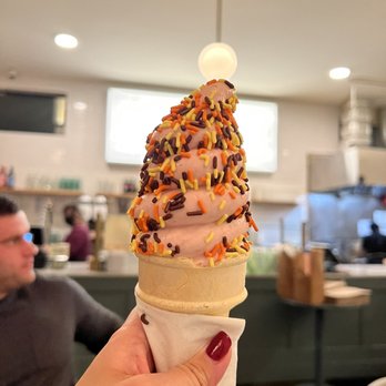 Milk Drunk - Rainier Cherry (To-Go) with sprinkles - Ice Cream & Frozen Yogurt Near Me - Seattle, Washington Milk Drunk - Rainier Cherry (To-Go) with sprinkles - Ice Cream & Frozen Yogurt Near Me - Seattle, Washington