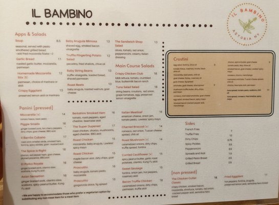 Menu photo 6 Il Bambino Astoria, NY