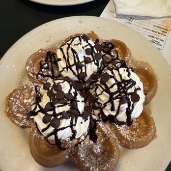 Flappy Jack's Pancake House - Chocolate Chip Waffle - Pancakes Near Me - Orange, California