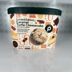 Publix Super Markets - Caramel Turtle Cheesecake Ice Cream.