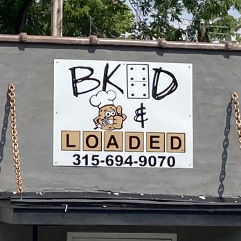 Bk8d & Loaded - a sign on a building - Comfort Food Near Me - Penn Yan, New York Bk8d & Loaded - a sign on a building - Comfort Food Near Me - Penn Yan, New York