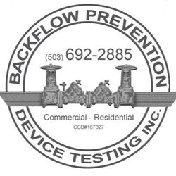 Backflow Prevention Device Testing