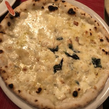 PizzArte - Amazing GF pizza - note the awesome Gluten Free allergy tag. Love it! - Pizza Near Me - New York, New York