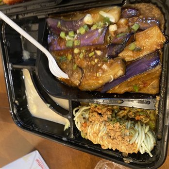 Trendy Vegan - Eggplant bento - Vegan Near Me - Houston, Texas Trendy Vegan - Eggplant bento - Vegan Near Me - Houston, Texas