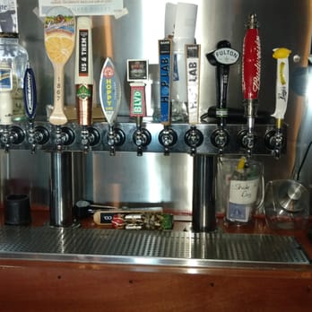 The Barcode Bar and Grill - a variety of beer taps - American Near Me - Sioux Falls, South Dakota