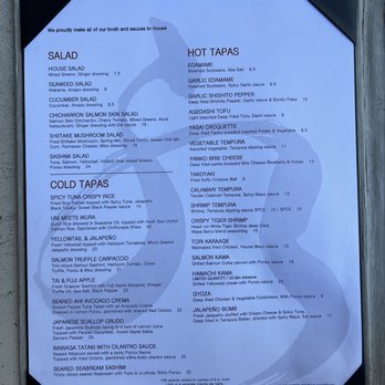 Robata Wasa - Menu as of 1/12/24 - Sushi Bars Near Me - Irvine, California