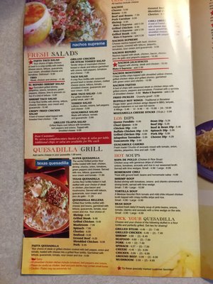 Menu photo 7 EL Reparo Mexican Restaurant Liberty, IN