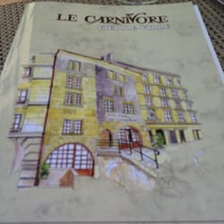 Le Carnivore - Menu
