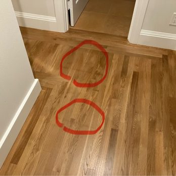 Unique Hardwood Floors - Uneven color still evident downstairs - Flooring Near Me - Concord, California Unique Hardwood Floors - Uneven color still evident downstairs - Flooring Near Me - Concord, California