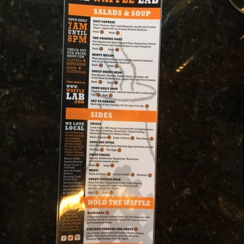 Waffle Lab - Second side of Waffle Lab Menu - Food Trucks Near Me - Fort Collins, Colorado Waffle Lab - Second side of Waffle Lab Menu - Food Trucks Near Me - Fort Collins, Colorado