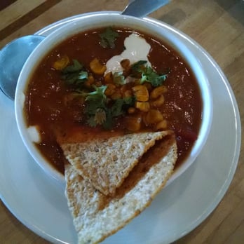 Root Down DIA - Green Chile soup. Do not recommend... - New American Near Me - Denver, Colorado