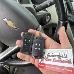 Bakersfield Car Locksmith - Replacing a broken Chevrolet key