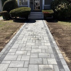 Monteiro And Sons Landscape Services - Our new walkway.