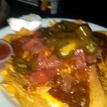 Break Bar - Pure meat, cheese and grease. This isn't the pinnacle of nachos, but it definitely hit the spot. - Pool Halls Near Me - Astoria, New York