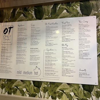 Only Thai Authentic Kitchen - Menu - Thai Near Me - Fort Lauderdale, Florida Only Thai Authentic Kitchen - Menu - Thai Near Me - Fort Lauderdale, Florida