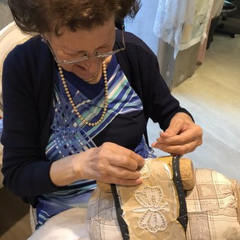 Isola di Burano - One of the ladies creating these beautiful lace pieces - Landmarks & Historical Buildings Near Me - Venezia, VE Isola di Burano - One of the ladies creating these beautiful lace pieces - Landmarks & Historical Buildings Near Me - Venezia, VE
