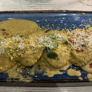 Osteria 500 - Ravioli Burrata Pistacchio - Italian Near Me - Sarasota, Florida Osteria 500 - Ravioli Burrata Pistacchio - Italian Near Me - Sarasota, Florida