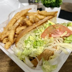 Baba's Steak & Lemonade - Philly Cheesesteak Sandwich with fries #YUMMY