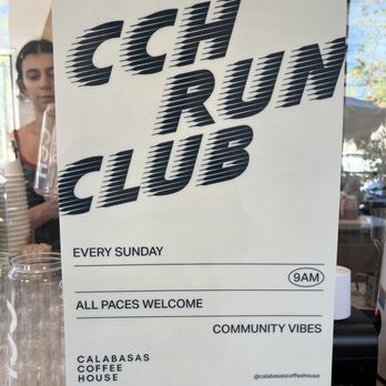 Calabasas Coffee House - CCH Run Club - Coffee & Tea Near Me - Calabasas, California