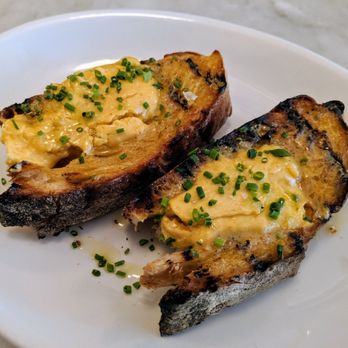 Neptune Oyster - Uni toast - Seafood Near Me - Boston, Massachusetts