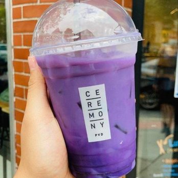 Ceremony - Ube Latte - Tea Rooms Near Me - Providence, Rhode Island