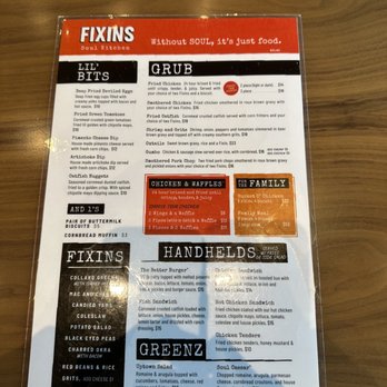 Fixins Soul Kitchen - Food menu - Soul Food Near Me - Tulsa, Oklahoma Fixins Soul Kitchen - Food menu - Soul Food Near Me - Tulsa, Oklahoma