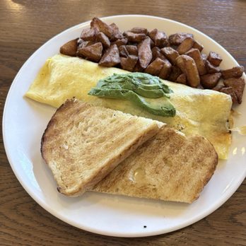 T's Restaurant - Avocado, BLT ONELET WITH Home fries and sourdough bread - Breakfast & Brunch Near Me - East Greenwich, Rhode Island T's Restaurant - Avocado, BLT ONELET WITH Home fries and sourdough bread - Breakfast & Brunch Near Me - East Greenwich, Rhode Island