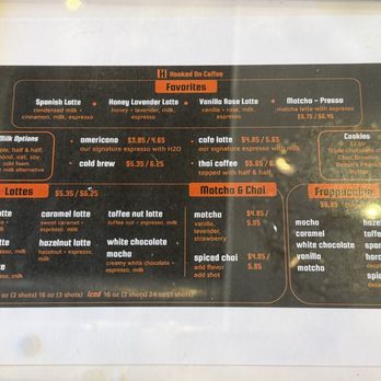 Hooked On Coffee - Menu - Coffee & Tea Near Me - Whittier, California Hooked On Coffee - Menu - Coffee & Tea Near Me - Whittier, California