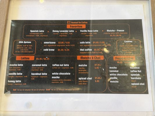 Menu photo 3 Hooked On Coffee Whittier, CA Menu photo 3 Hooked On Coffee Whittier, CA