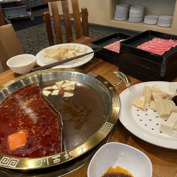 Chuan Pot - Split pot with some of our selections from self service bar. - Hot Pot Near Me - Diamond Bar, California Chuan Pot - Split pot with some of our selections from self service bar. - Hot Pot Near Me - Diamond Bar, California