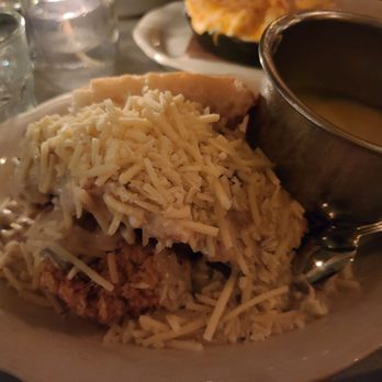 Jacob's Pickles - Mushroom gravy chicken on biscuit - Comfort Food Near Me - New York, New York Jacob's Pickles - Mushroom gravy chicken on biscuit - Comfort Food Near Me - New York, New York