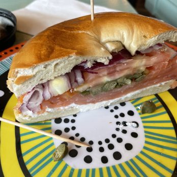 NBHD - Smoked Salmon Bagel - Coffee & Tea Near Me - New York, New York NBHD - Smoked Salmon Bagel - Coffee & Tea Near Me - New York, New York