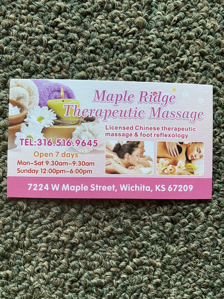 MAPLE RIDGE THERAPEUTIC MASSAGE Updated September 2024 7224 W Maple