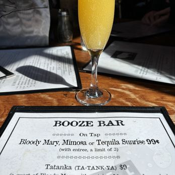 The Buff Restaurant - 99 cent Mimosa - Breakfast & Brunch Near Me - Boulder, Colorado