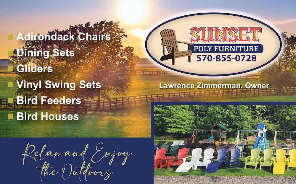 SUNSET POLY FURNITURE Updated October 2024 2649 Mensch Rd