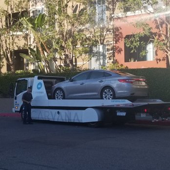 Carvana Tempe - Carvana Truck with our car loaded up - Car Dealers Near Me - Tempe, Arizona