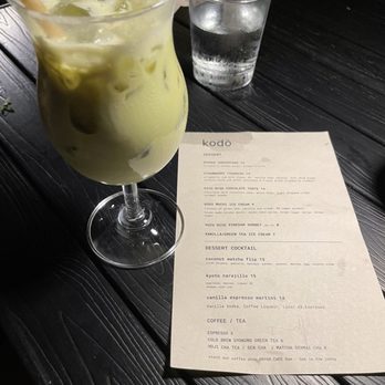 kodo - Coconut matcha flip - Cocktail Bars Near Me - Los Angeles, California