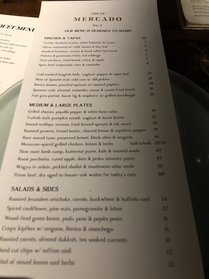 Menu photo 1 Mercado Sydney, NSW Menu photo 1 Mercado Sydney, NSW