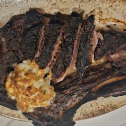 Black Bull Steakhouse & Seafood - Super-char on a NY Strip