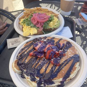 Butter Cafe & Bakery - Ube Buttermilk Pancakes Avocado Toast - Breakfast & Brunch Near Me - Upland, California Butter Cafe & Bakery - Ube Buttermilk Pancakes Avocado Toast - Breakfast & Brunch Near Me - Upland, California