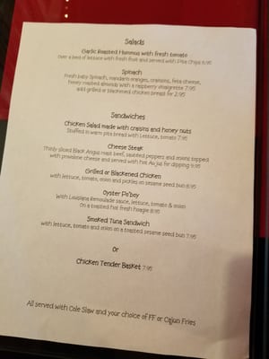 Menu photo 6 Tisano's Garlic Grill Niceville, FL