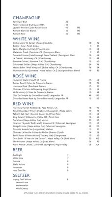 Menu photo 5 Bleau Bar Miami Beach, FL