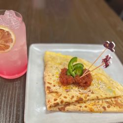 Red Canyon Cafe - Western Crepe with Prickly Pear Lemonade