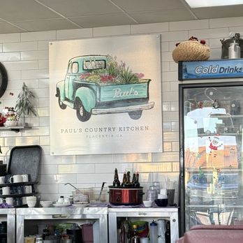 Paul's Country Kitchen - Cute decor and syrup being kept warm - American Near Me - Placentia, California Paul's Country Kitchen - Cute decor and syrup being kept warm - American Near Me - Placentia, California