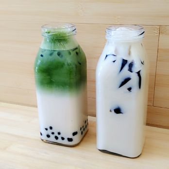 Plentea - Matcha Tea with boba and and Oolong Milk Tea with grass jelly! - Tea Rooms Near Me - San Francisco, California